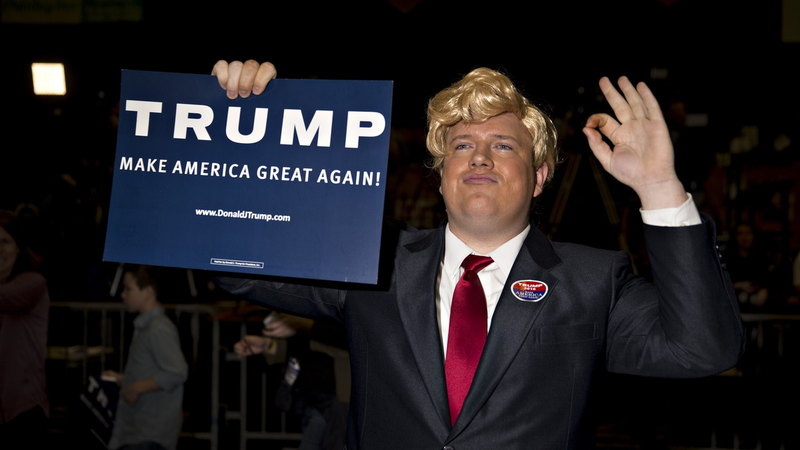 Trump supporter at a rally in Radford Virginia on Februrary 29th (Andrew Harrer/Bloomberg via Getty Images)
